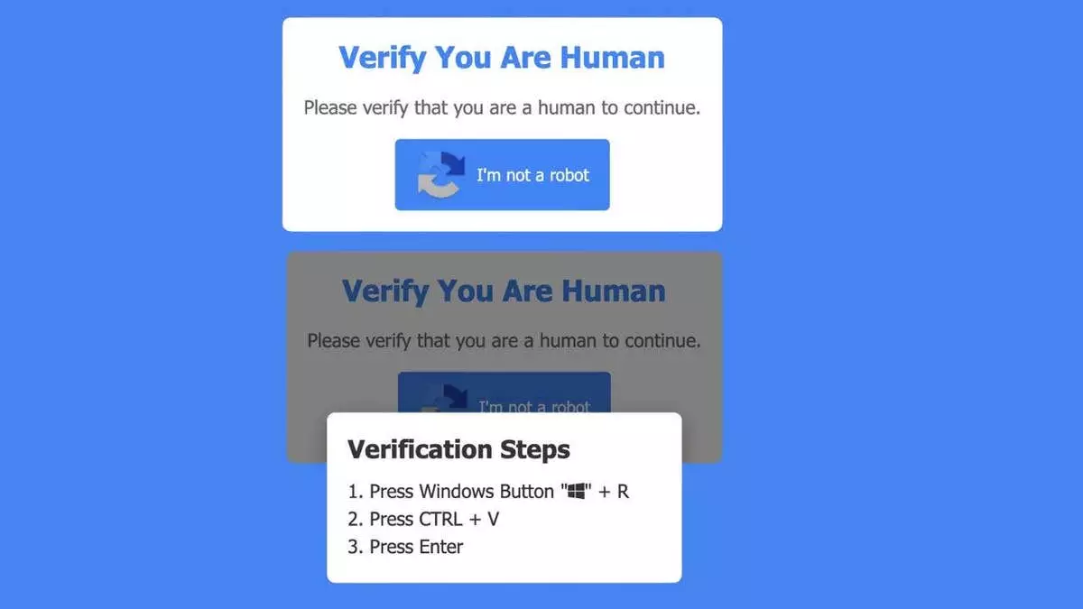 Мошенничество с поддельной CAPTCHA может взломать ваш компьютер.