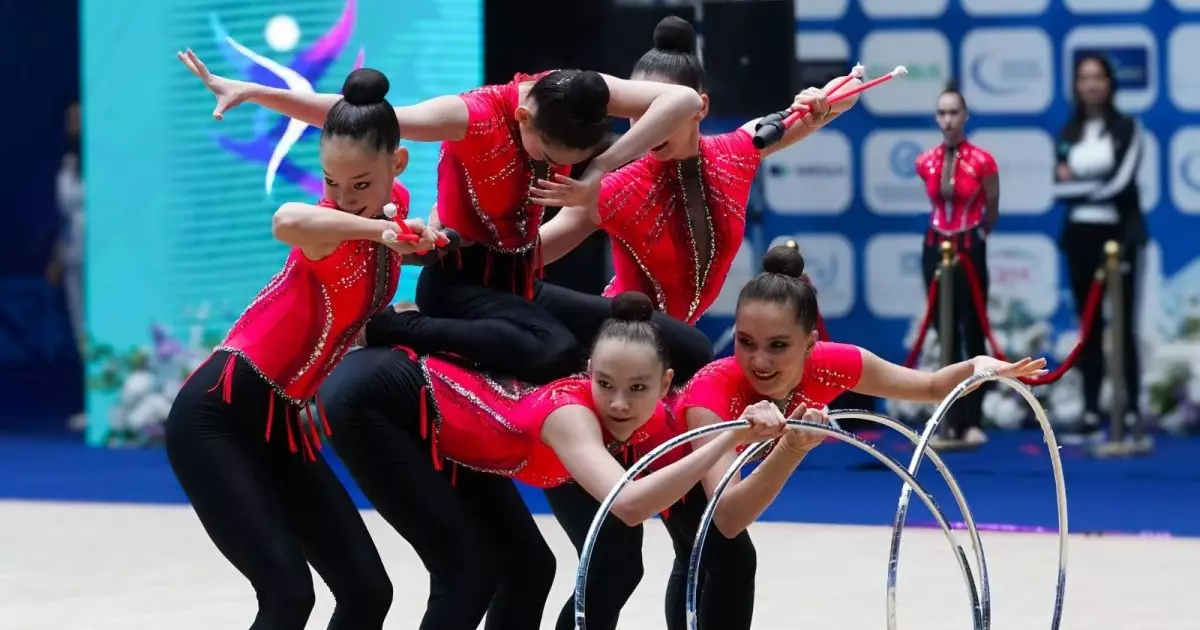  Қазақстан құрамасы көркем гимнастикадан Азия чемпионатында күміс жүлде иеленді 
