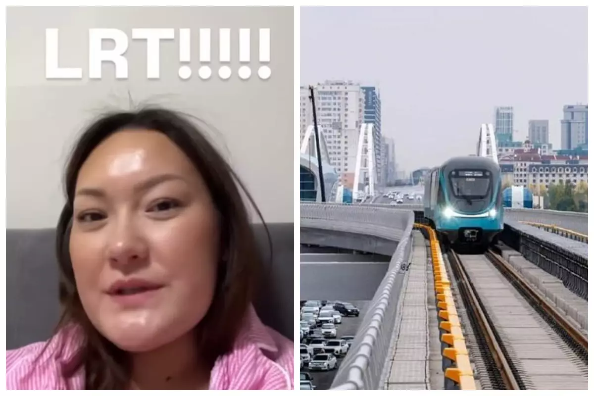 Астаналық блогер LRT-ға мінген жолаушылардың әрекеттеріне шүйлікті