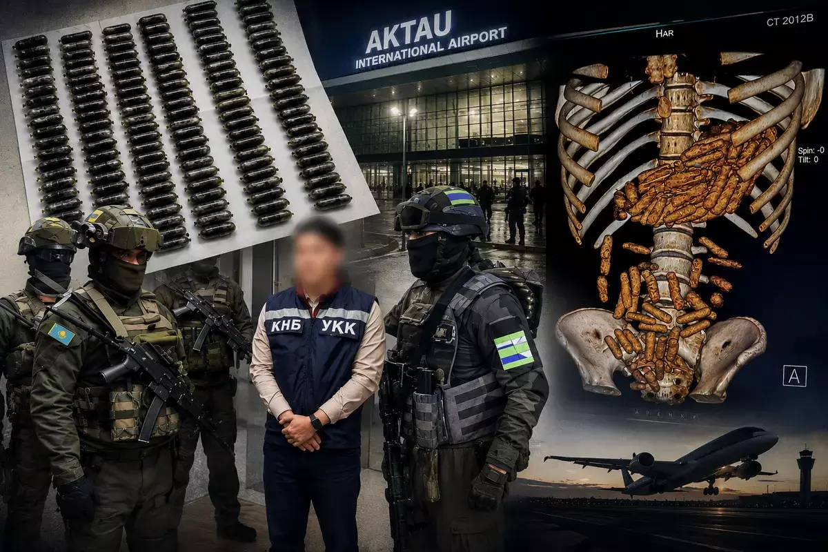 Иностранец пытался провезти через Актау килограмм опия в желудке - новости на Lada.kz 25.05.2026