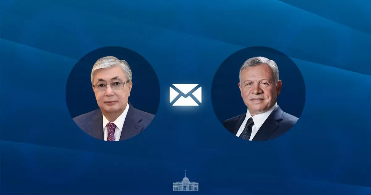   Президент Қасым-Жомарт Тоқаев Иордания Короліне құттықтау жеделхатын жолдады   
