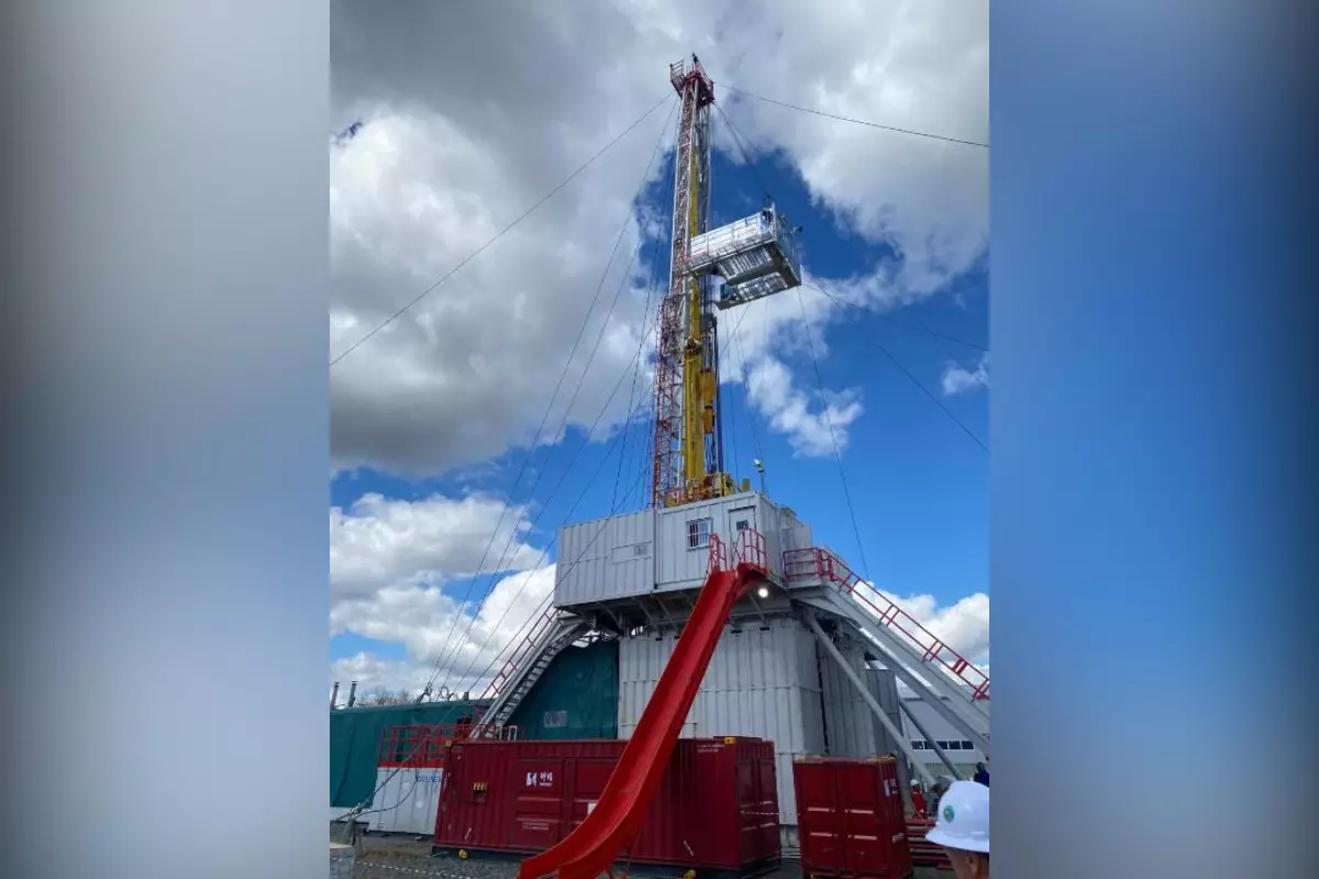 На Карачаганаке запустили новую буровую установку