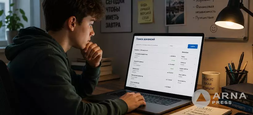 Казахстанские подростки могут найти работу на летние каникулы через специальный раздел портале enbek.kz