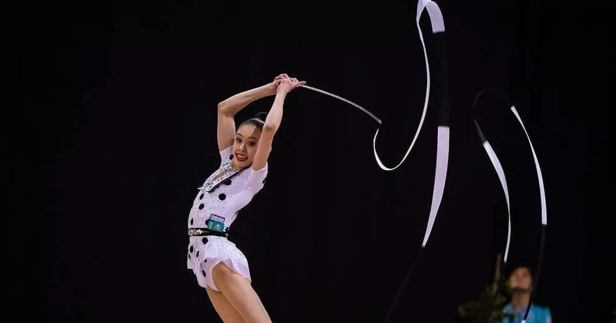  Гимнасшы Ақмарал Ерекешева Азия чемпионатында 3 медаль жеңіп алды 