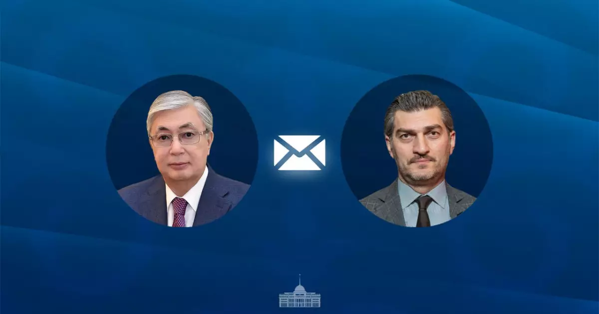   Мемлекет басшысы Грузия Президентіне құттықтау жеделхатын жолдады   