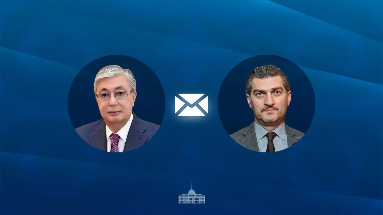 Мемлекет басшысы Грузия Президентіне құттықтау жеделхатын жолдады