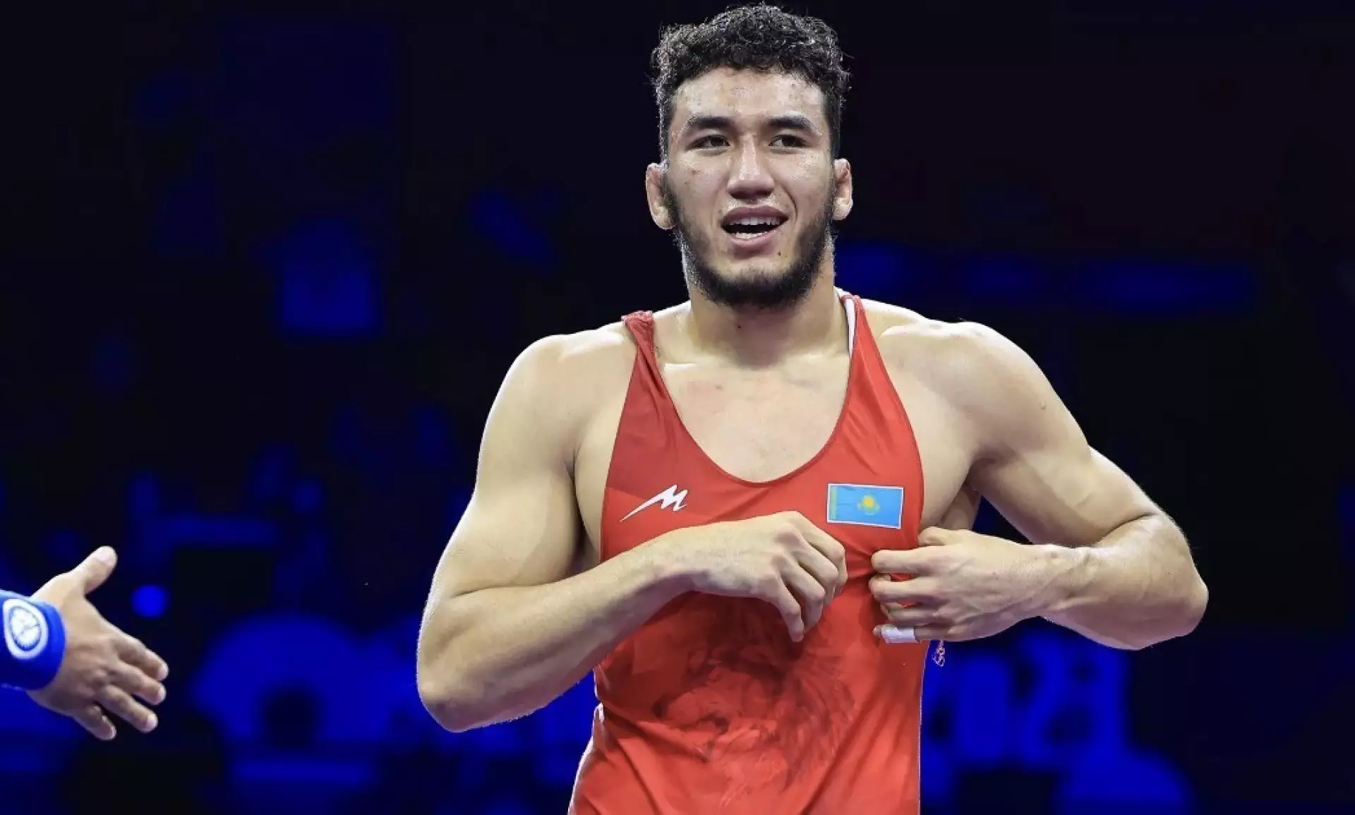 Ризабек Айтмухан оформил разгром в финале чемпионата Азии по борьбе