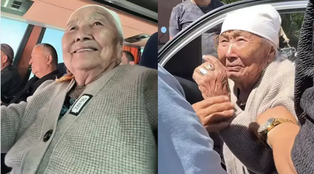 «Апа, туған жеріңізге келдіңіз»: 89 жастағы әже 20 жылдан кейін бауырларымен қауышты (ВИДЕО)