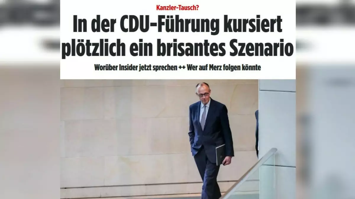 Bild: в CDU обсуждают возможную отставку канцлера Мерца