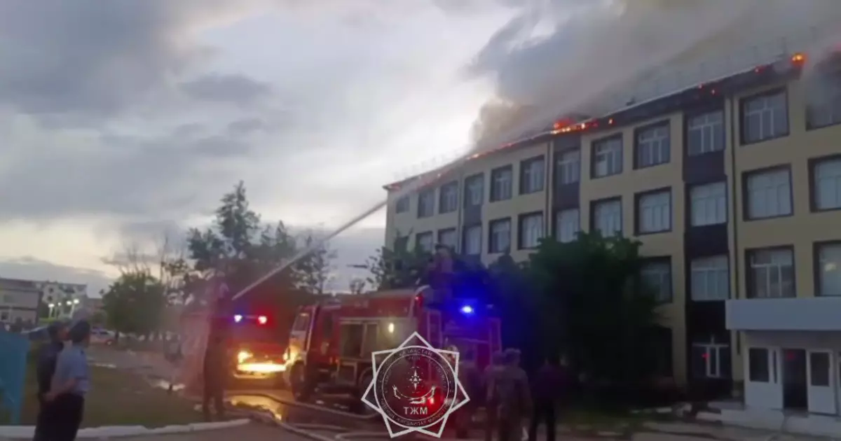  Қостанай облысында мектеп өртенді 