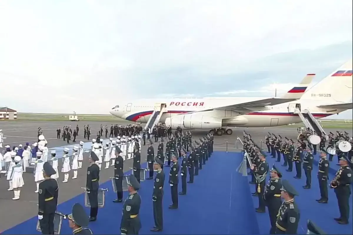 Путин прибыл в Казахстан с государственным визитом