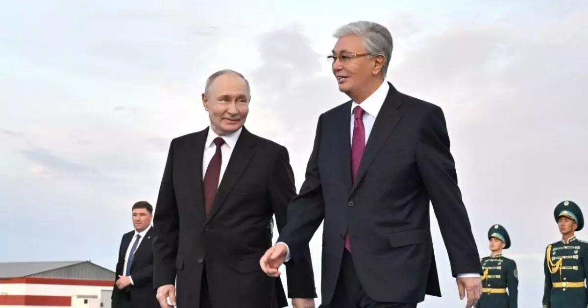  Тоқаев Путинді елорда әуежайында қарсы алды 