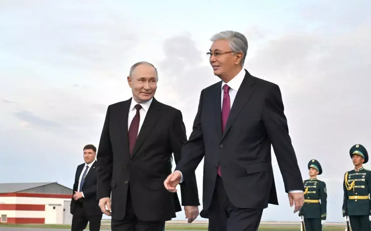 Владимир Путин Астанаға мемлекеттік сапармен келді