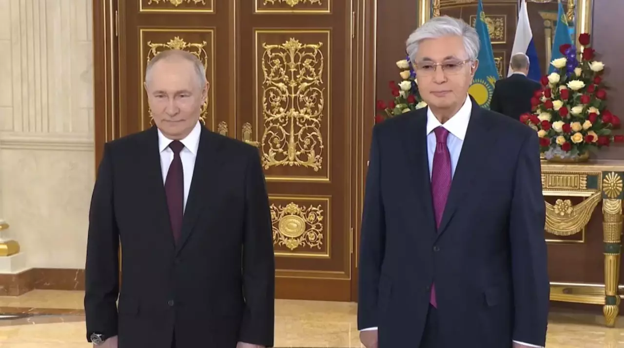 Владимир Путинның Қазақстанға мемлекеттік сапары басталды