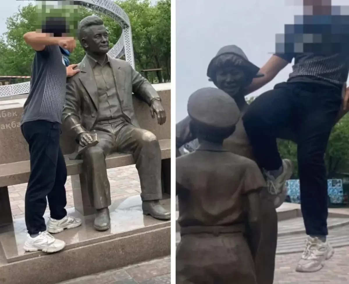 «Хайп» на памятнике: подростки устроили фотосессию в Конаеве