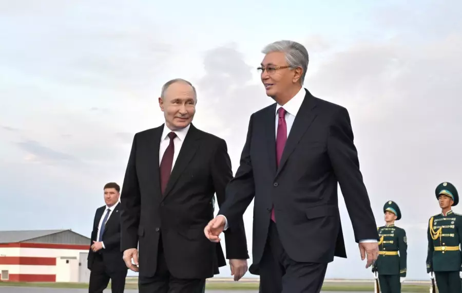 Путин Астанаға келді