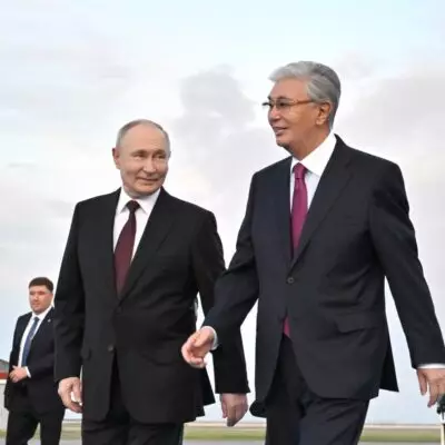 Владимир Путин прибыл в Казахстан с государственным визитом