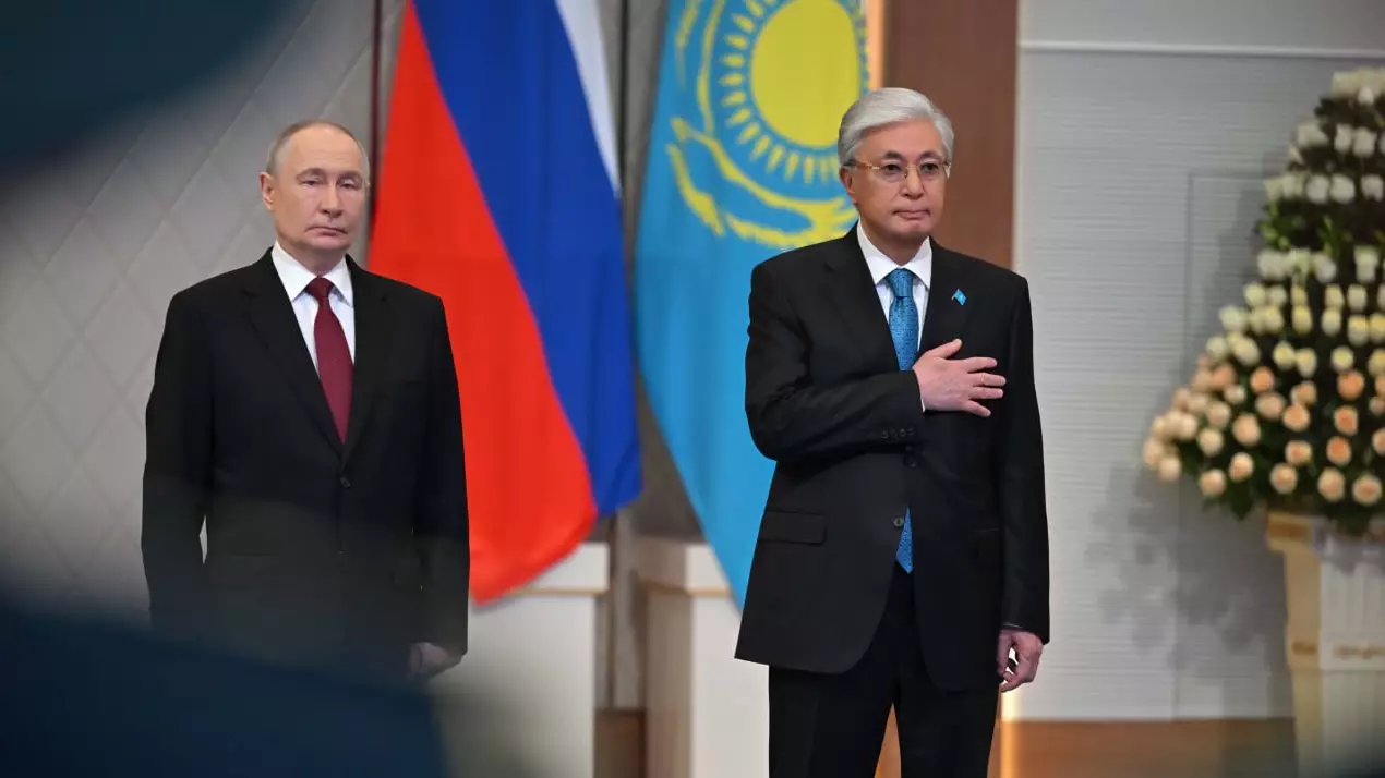 Тәуелсіздік сарайында Тоқаев пен Путин кездесті