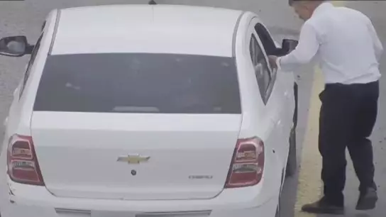Алматы облысында камераны алдағысы келген жүргізуші көлігінен айырылды