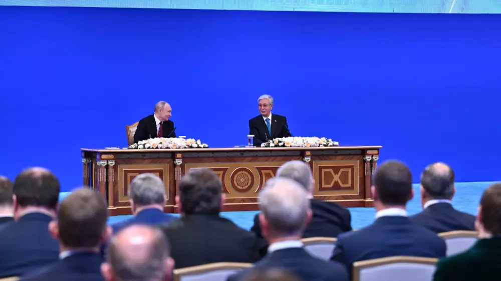 Қазақстан мен Ресей президенттері достық пен тату көршілік туралы бірлескен мәлімдеме қабылдады
