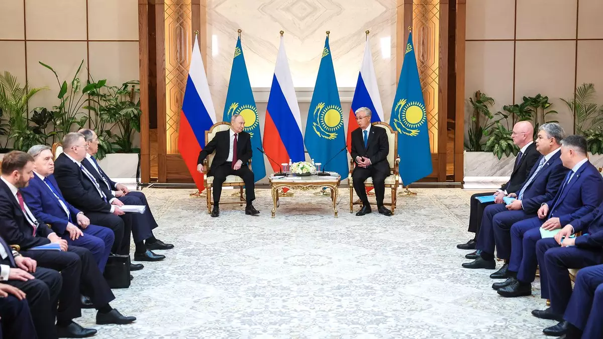 Путин рассказал об инвестпроектах России и Казахстана.