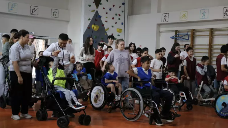 Астанада ерекше балаларға арналған «Көңілді старттар» спорттық эстафетасы өтті