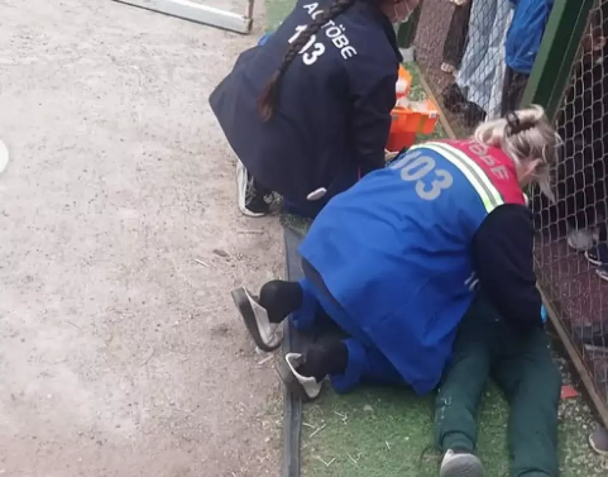 Футбольные ворота упали на ребенка в Актобе
