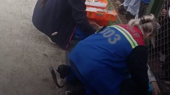  Ақтөбеде тұрғын үй ауласындағы футбол алаңында балаға қақпа құлап кеткен 