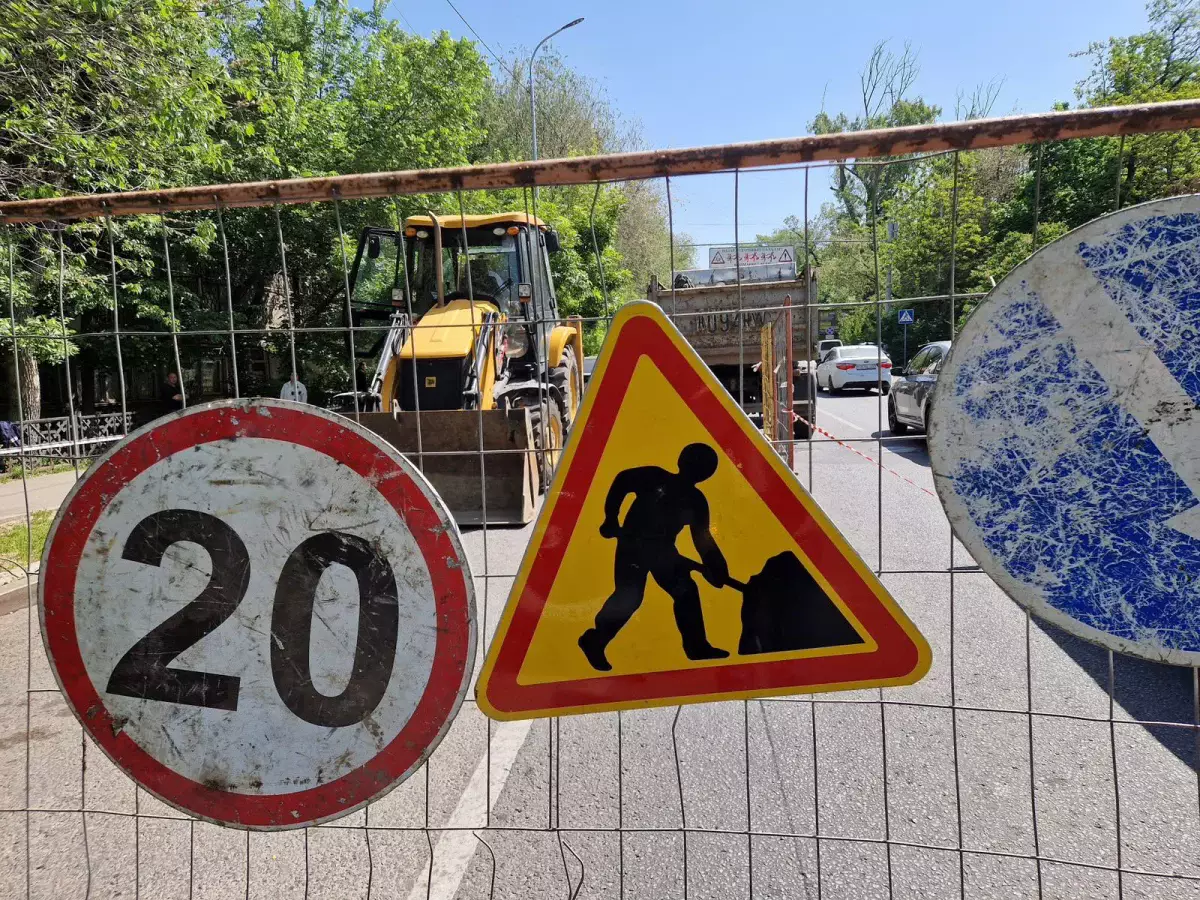 Алматыдағы Дәулеткерей көшесінің бір бөлігінде осы сенбіде көлік қозғалысы уақытша шектеледі