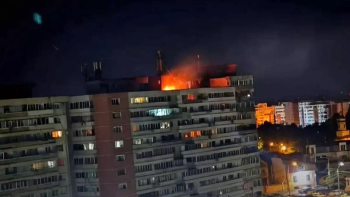 Румынияда Ресей дроны тұрғын үйге құлап, екі адам зардап шекті