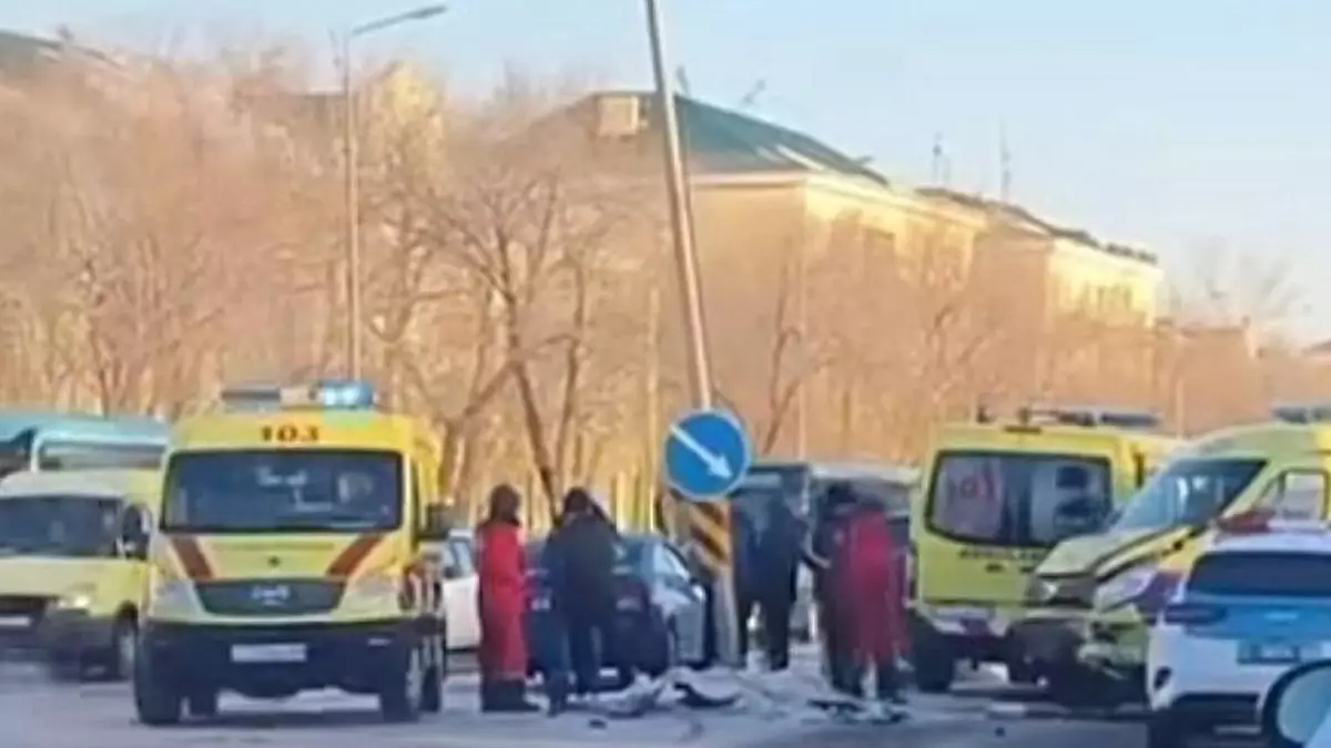 Устроивший ДТП с ребенком водитель "скорой" отделался штрафом в Караганде