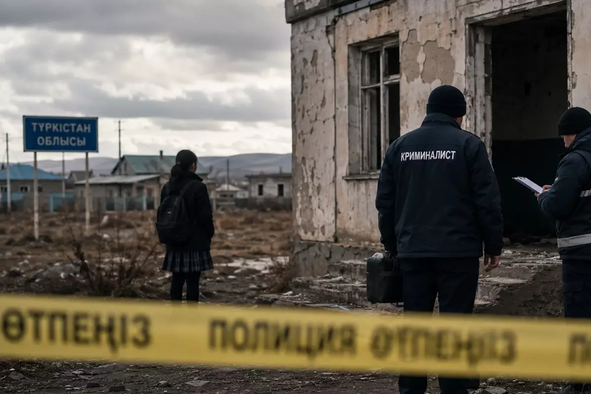 Девятиклассницу подозревают в убийстве мужчины в Туркестанской области