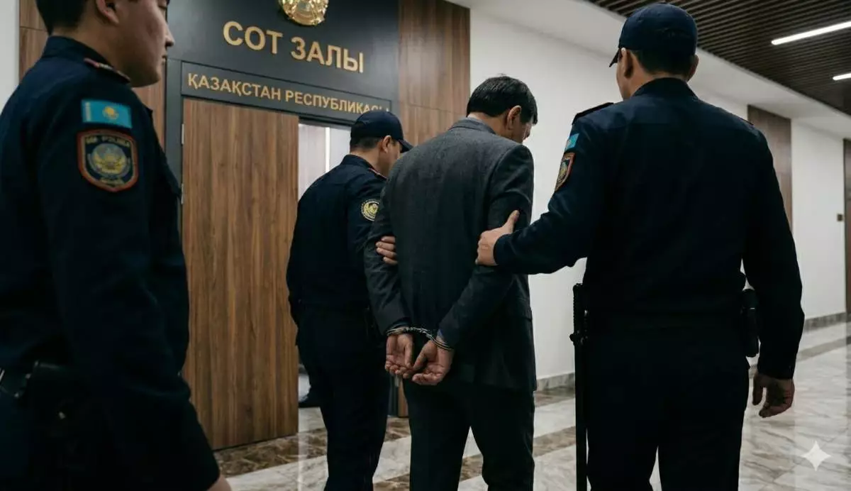 Ақтөбеде күдіктіден 50 миллион теңге бопсалаған тергеуші 10 жылға сотталды
