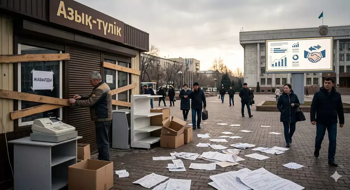 Салық реформасы бизнесті тұншықтыра ма, әлде «қағаздағы» ЖК-ларды тазалап жатыр ма? 207 мың кәсіпкерліктің жабылу сыры
