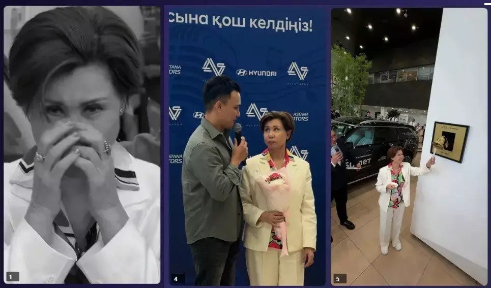 Әли Оқапов анасы Роза Рымбаеваға қымбат көлік сыйлады