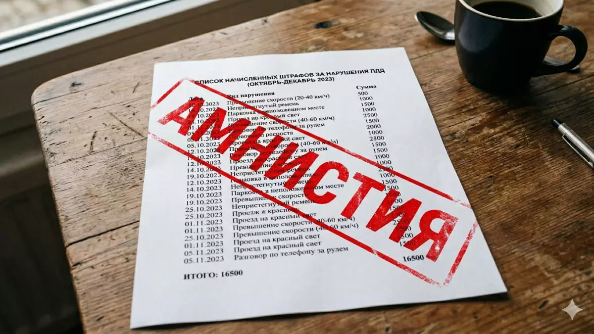 Первая административная амнистия – казахстанцам спишут штрафы на 17 млрд тенге