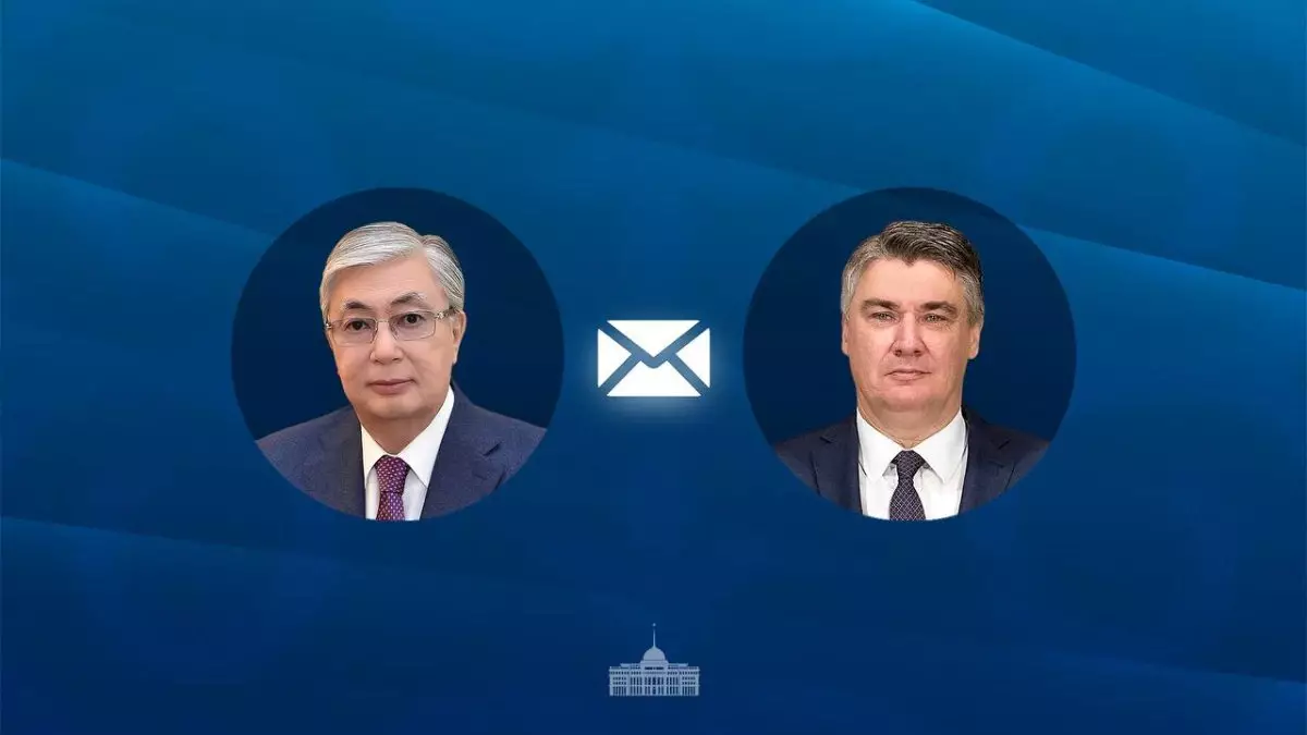 Тоқаев Хорватия президентін Мемлекеттілік күнімен құттықтады