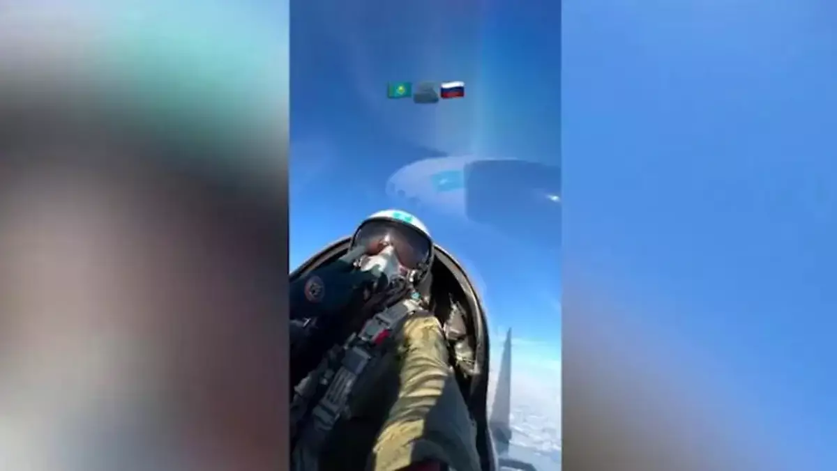 Казахстанский пилот показал уникальное видео сопровождения Путина под песню «Матушка-земля» - новости на Lada.kz 30.05.2026