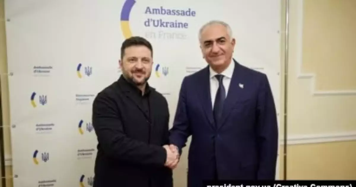  Иранның тақ мұрагері Реза Пехлеви Украинаға барды 