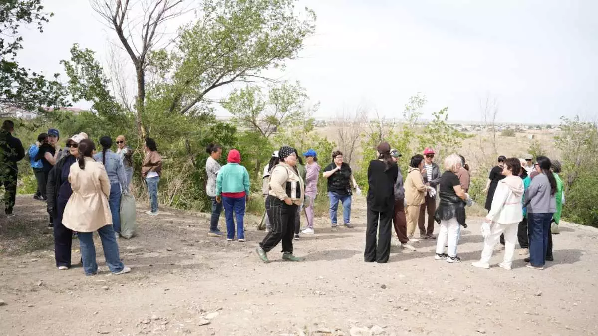 Ұлытау облысында  "Таза Қазақстан" акциясы аясында "Мөлдір бұлақ" жалпыоблыстық сенбілігі ұйымдастырылды