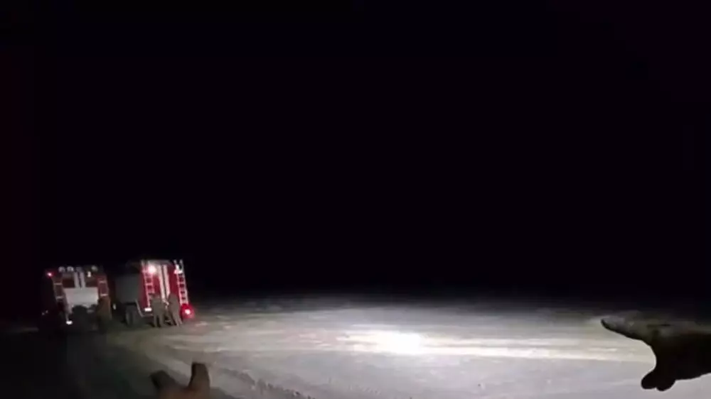 Қазақстанда ұлыбританиялық туристердің көлігі тұзды батпаққа батып қалған - видео