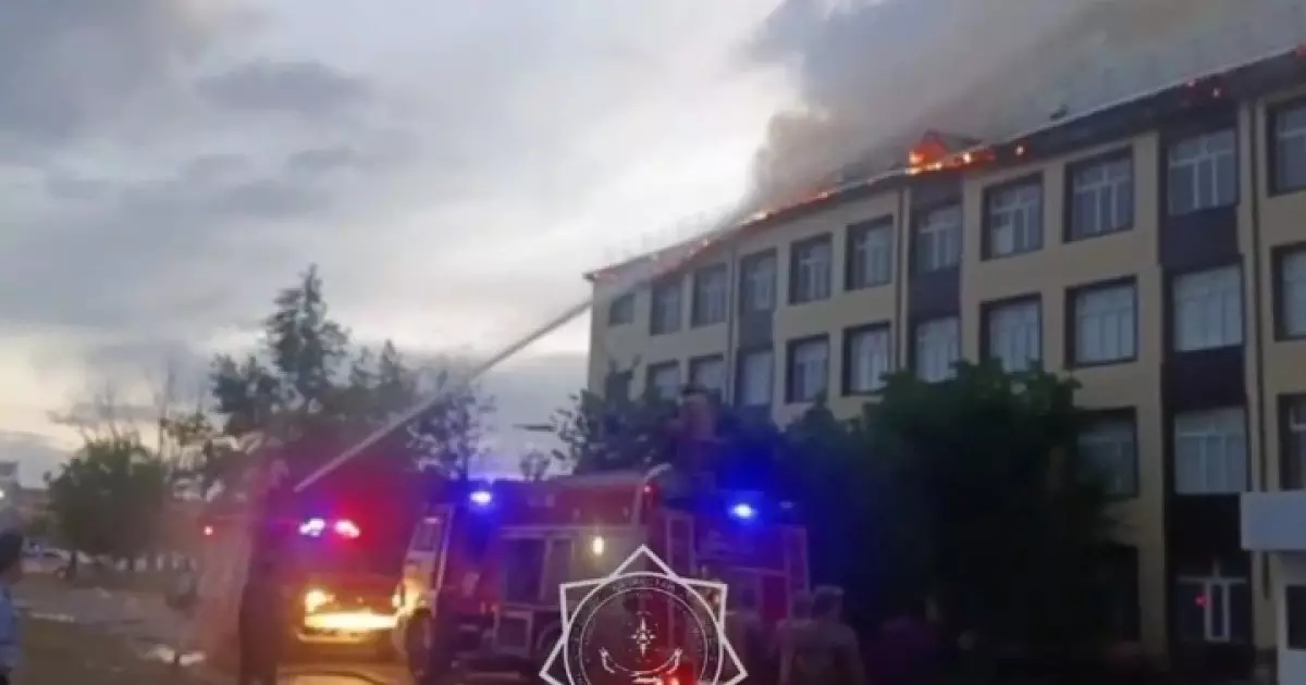  Білім басқармасы Арқалықтағы мектеп өртінің ықтимал себебін айтты 