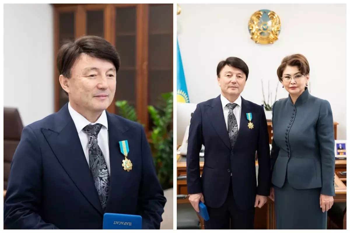 Димаш Құдайбергеннің әкесі "Парасат" орденімен марапатталды
