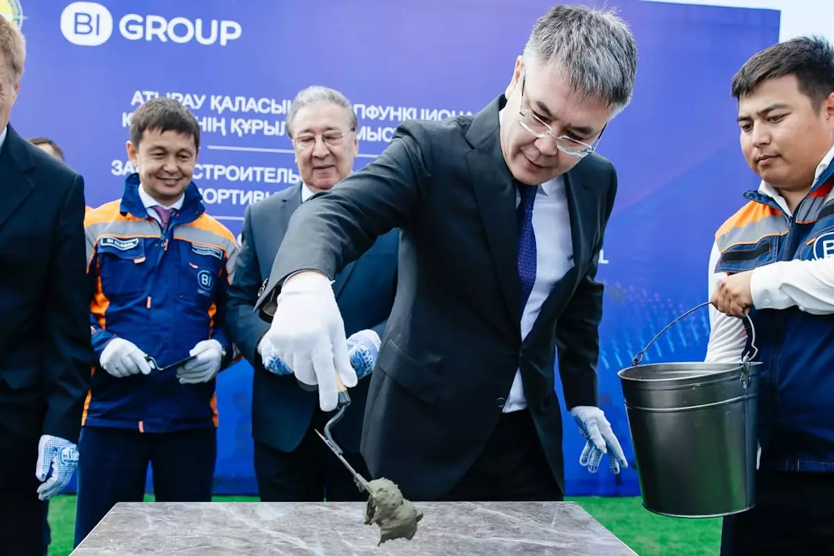 В Атырау начали строить спортивный комплекс «Атырау Арена»