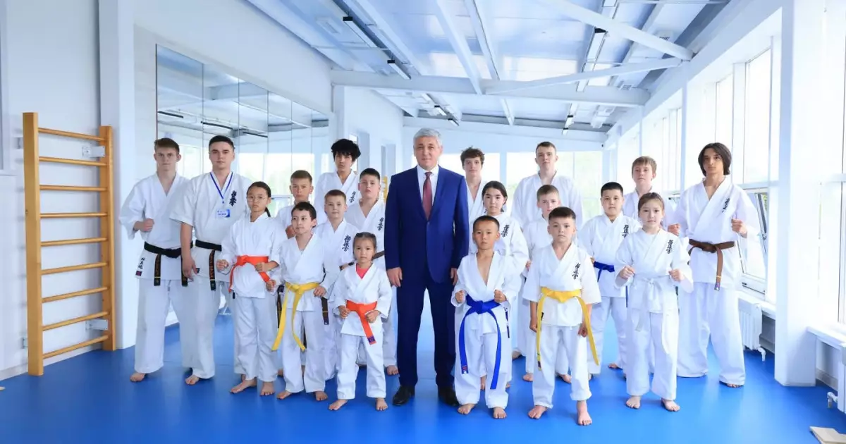   «AMANAT» партиясының сайлауалды бағдарламасы аясында Ақтаста жаңа дене шынықтыру-сауықтыру кешені ашылды   