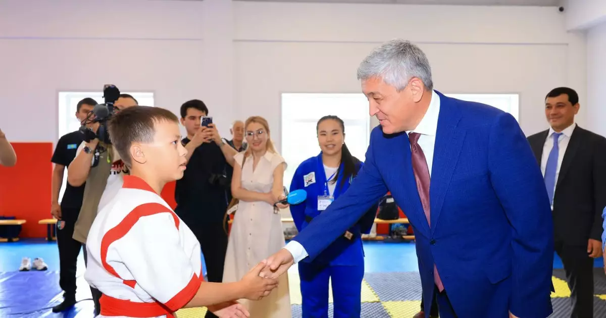  Ақтаста жаңа дене шынықтыру-сауықтыру кешені ашылды 