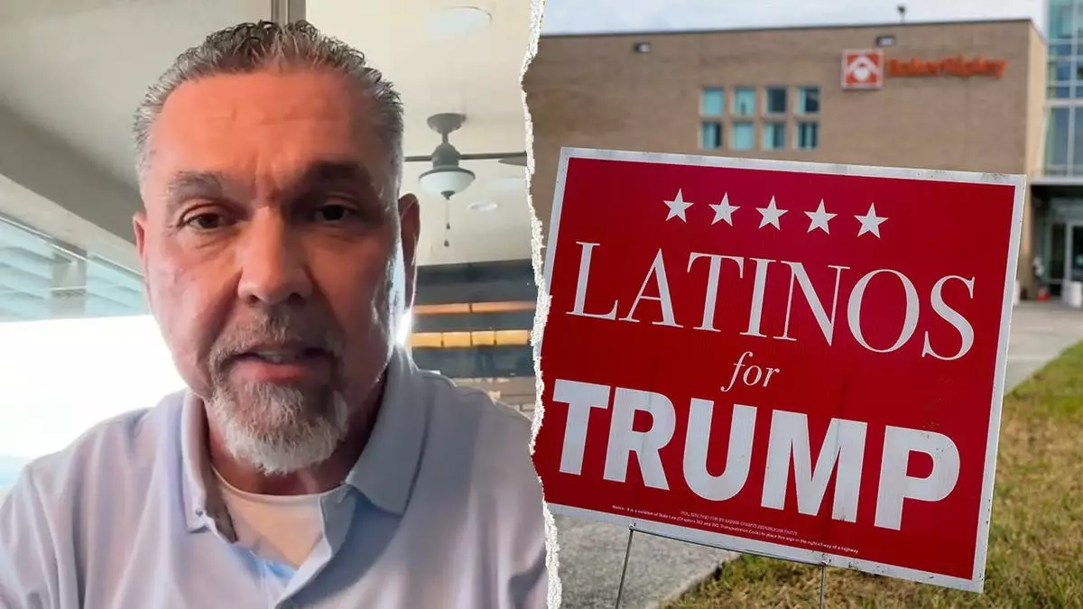 Ветеран морской пехоты делает крупную ставку на привлечение латиноамериканских избирателей в попытке переломить ситуацию в округе, который сейчас представляет демократ.