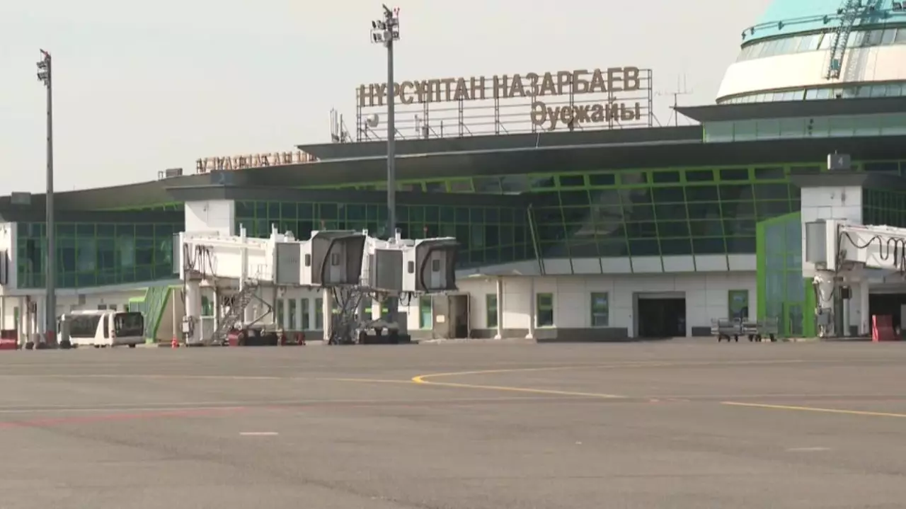 Аэропорт Астаны работает в штатном режиме
