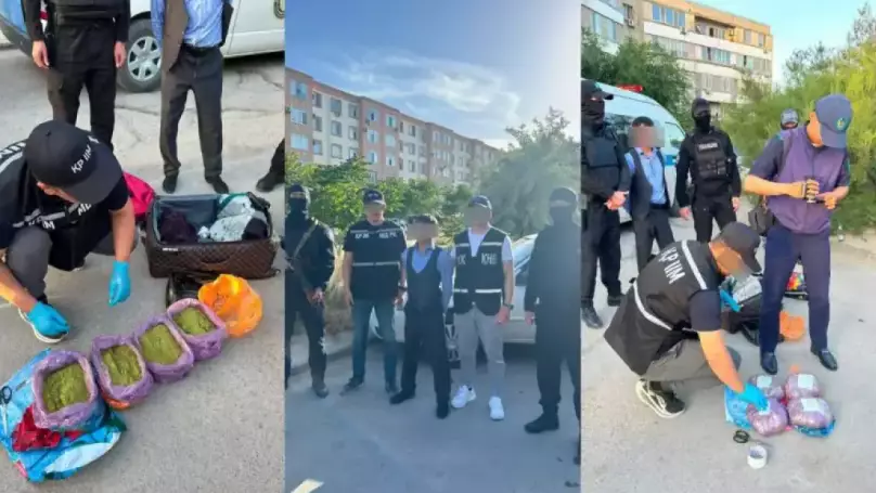 Ақтауда аса ірі көлемде есірткі сақтаған күдікті ұсталды