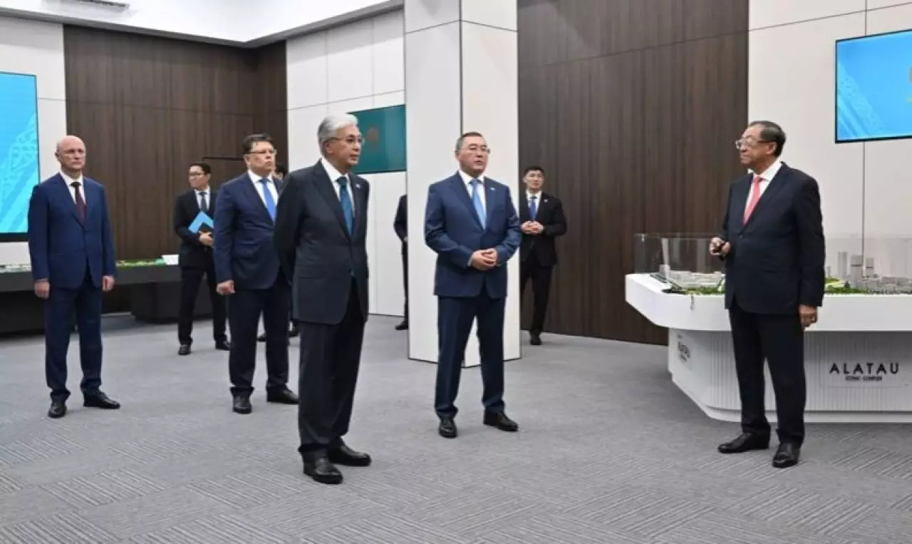 Қ. Тоқаев Алатау қаласының даму жоспарымен танысты